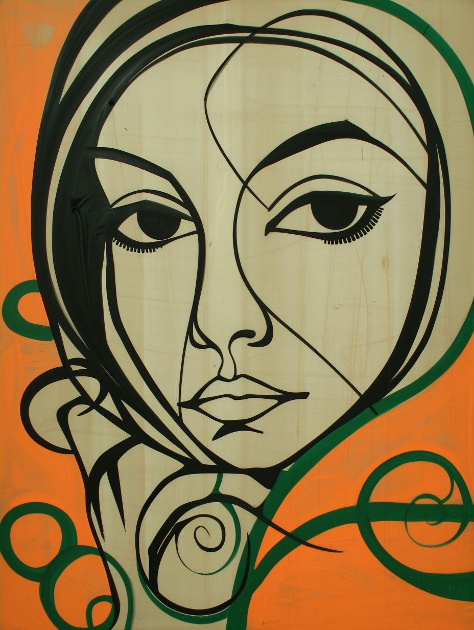Abstract Dual Tone Portraits - Image 4