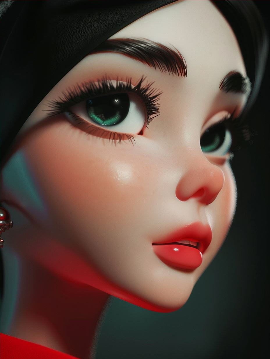 Digital Dolls: A Study in Stylized Beauty - Image 4