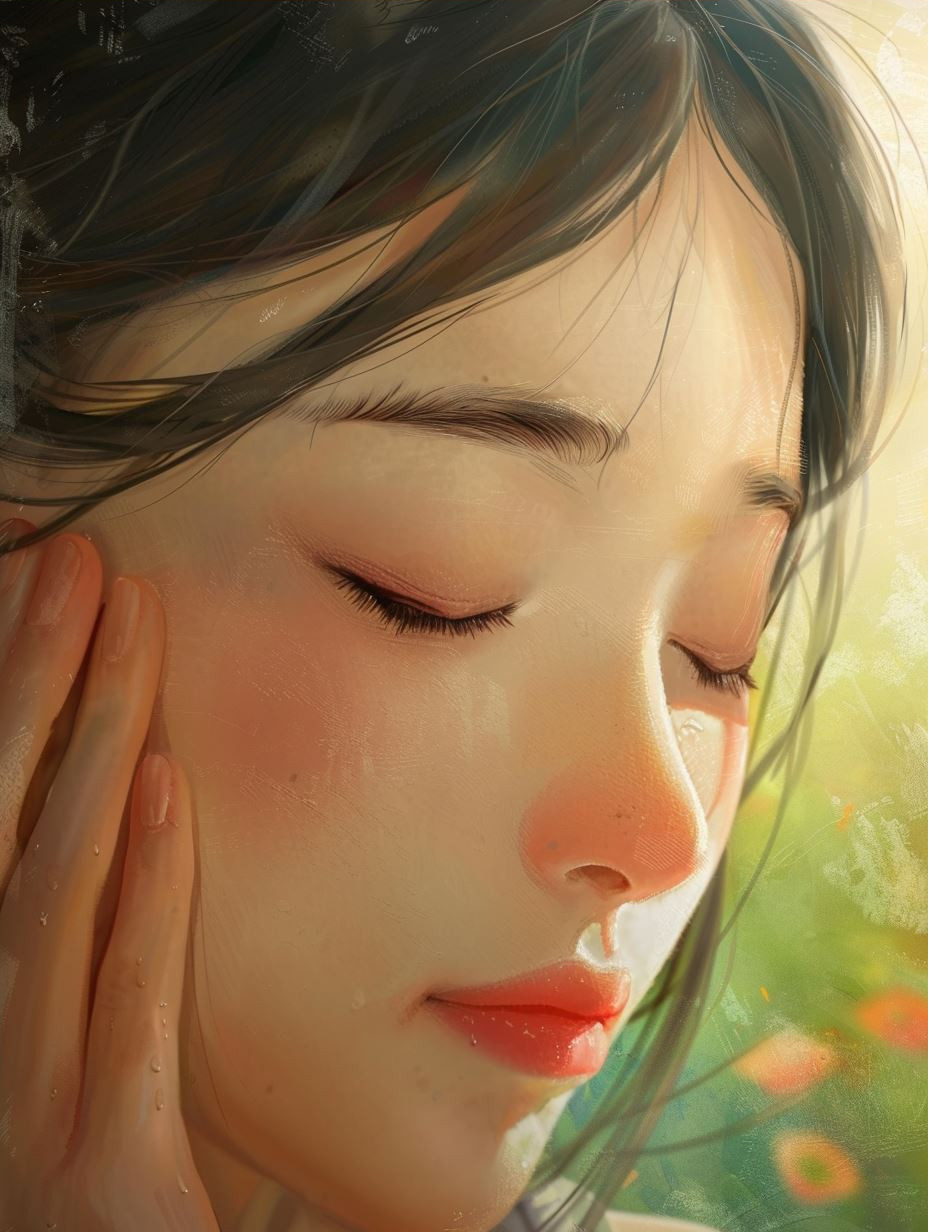 Ethereal Glow Anime Portrait - Image 4