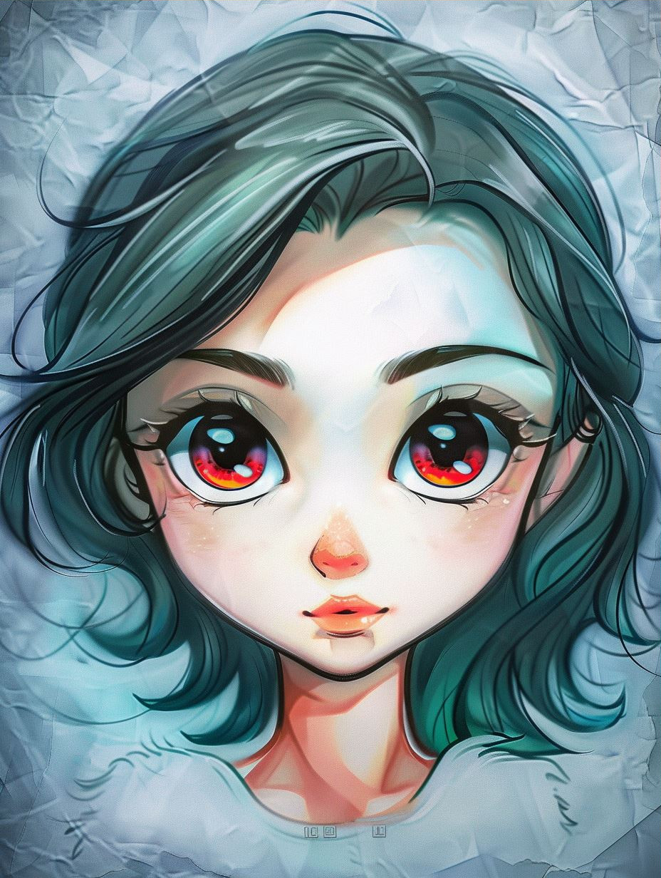 Radiant Inner Peace Portrait - Image 3