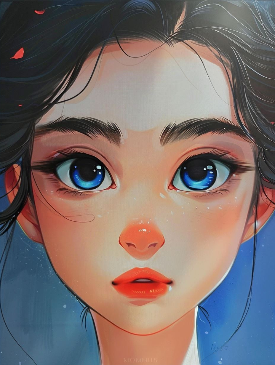 Ethereal Digital Portraits of Young Women - Image 2