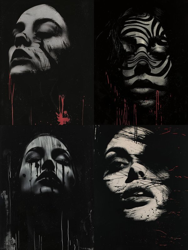 Dark Surrealist Gothic Portraits
