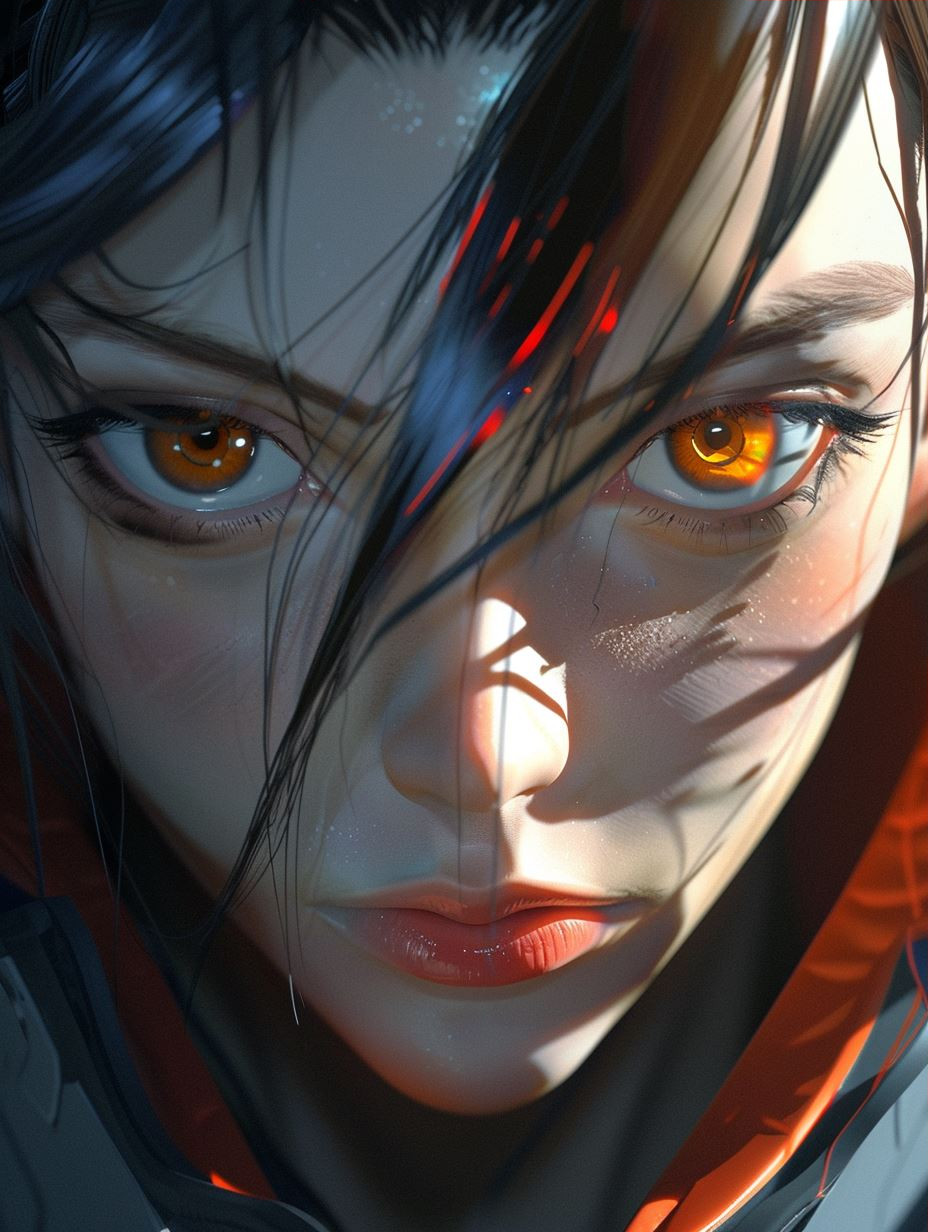 Cyberpunk Noir Crimson Fragments - Image 3