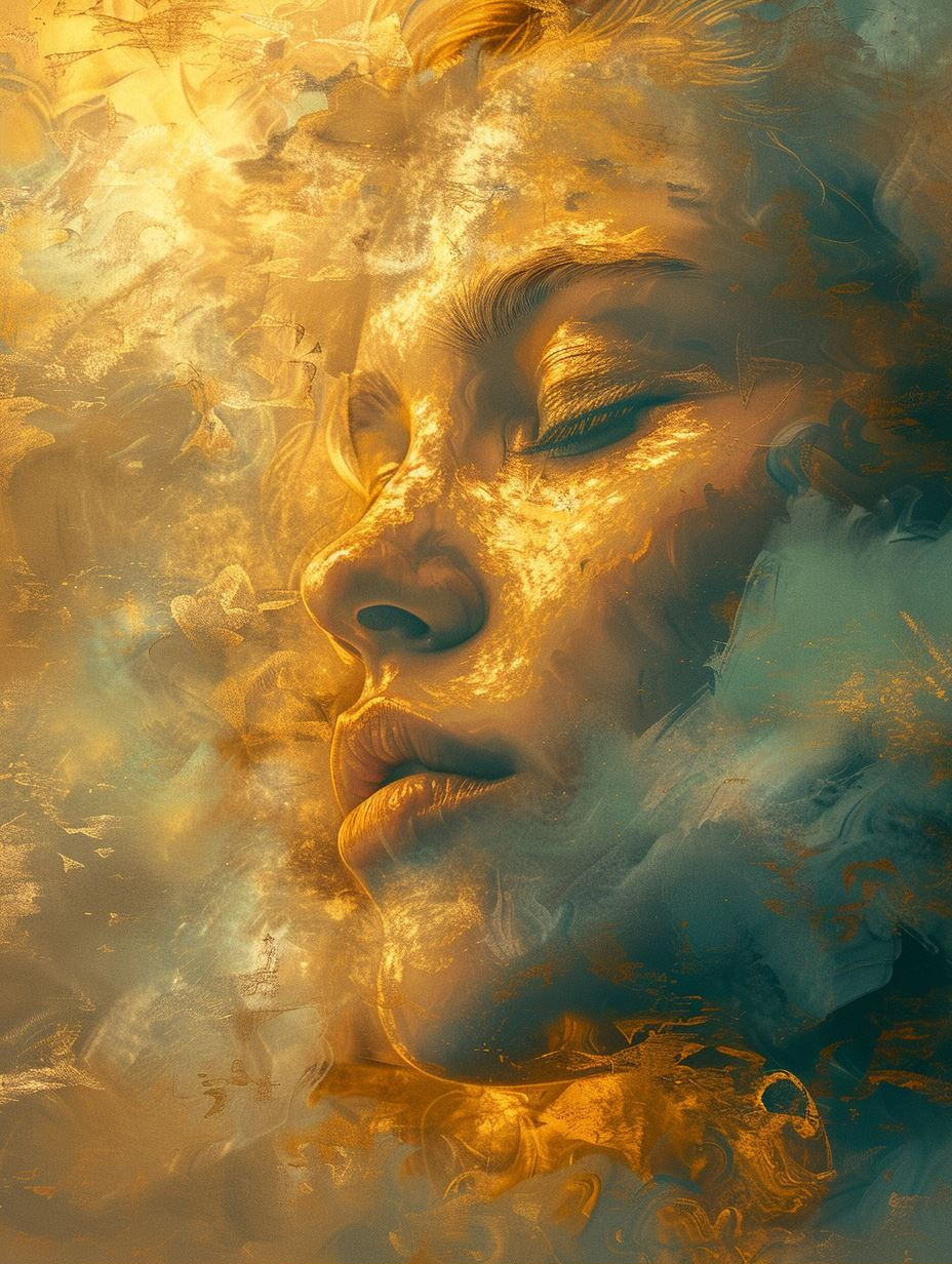 Golden Ethereal Dream Portraits - Image 1