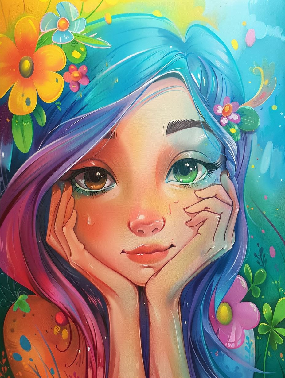 Whimsical Pastel Dream Portraits - Image 2