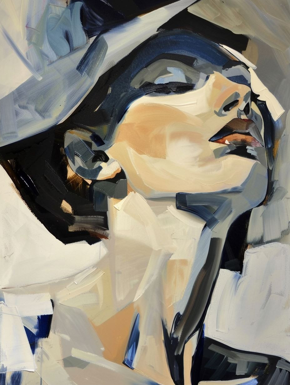 Fragmented Elegance: A Study of Four Faces - Image 2
