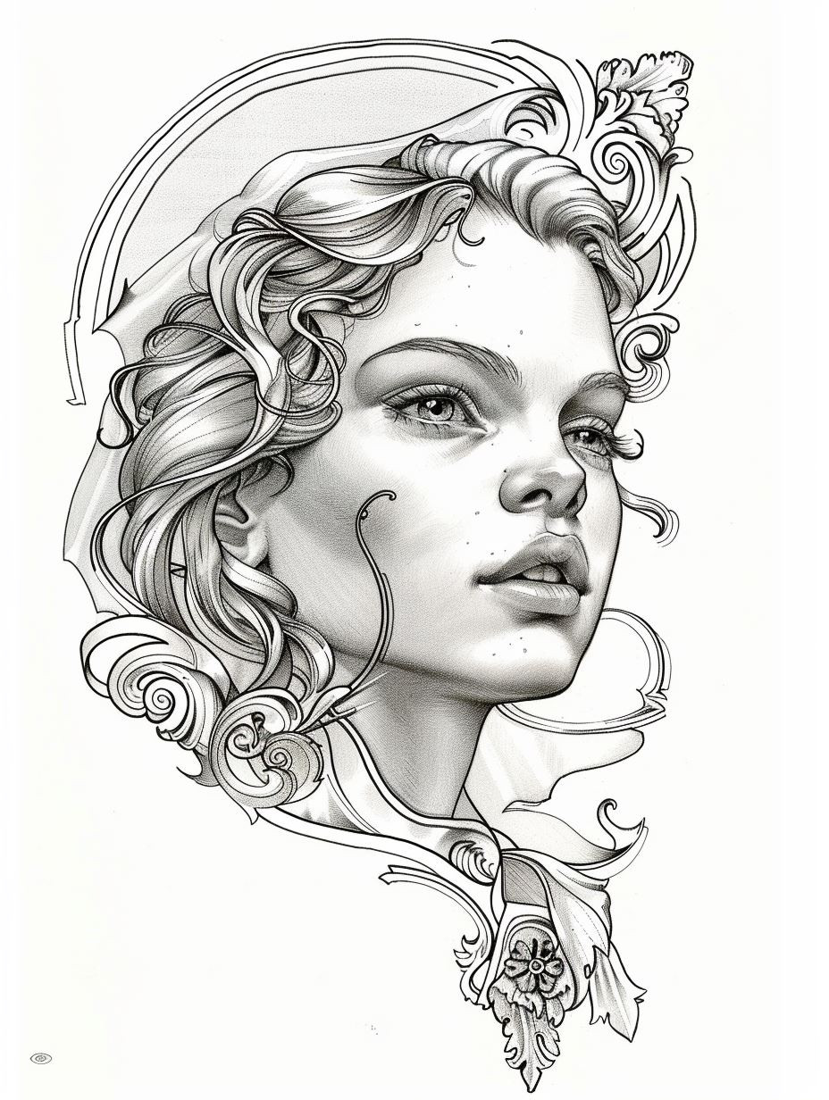 Ethereal Visions in Graphite - Image 1