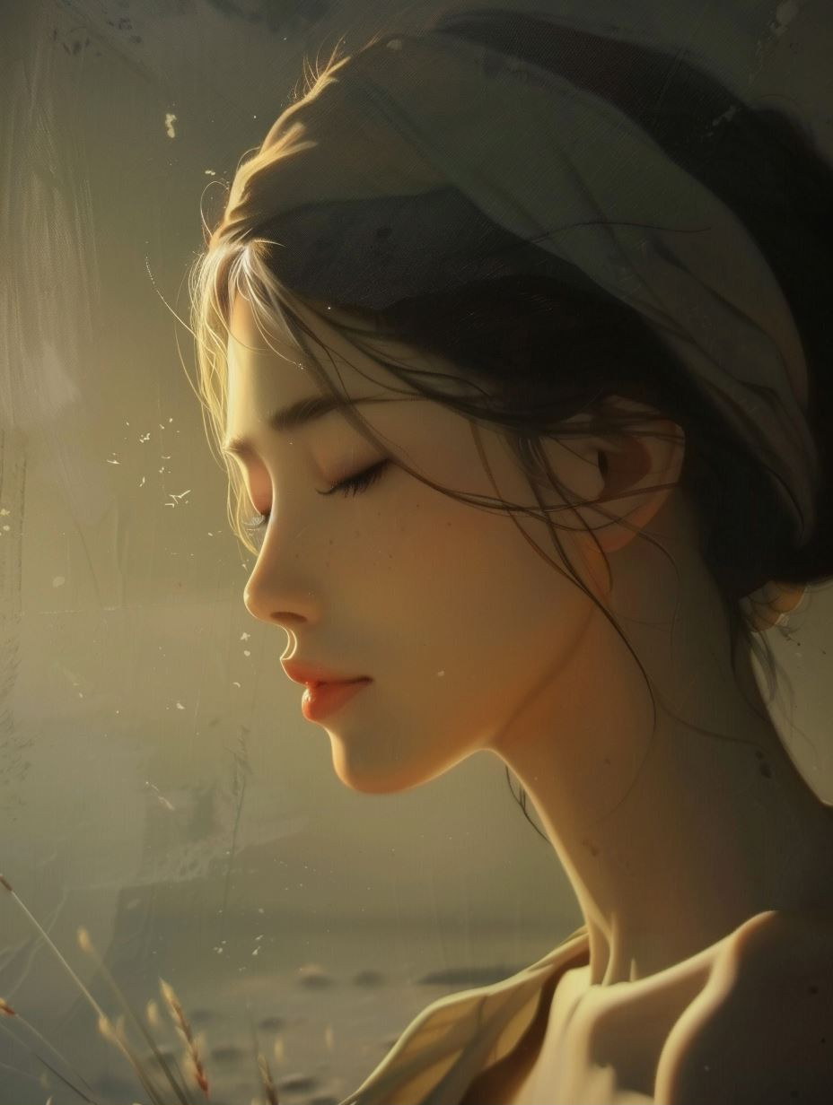 Ethereal Whispers of Silent Grace - Image 1