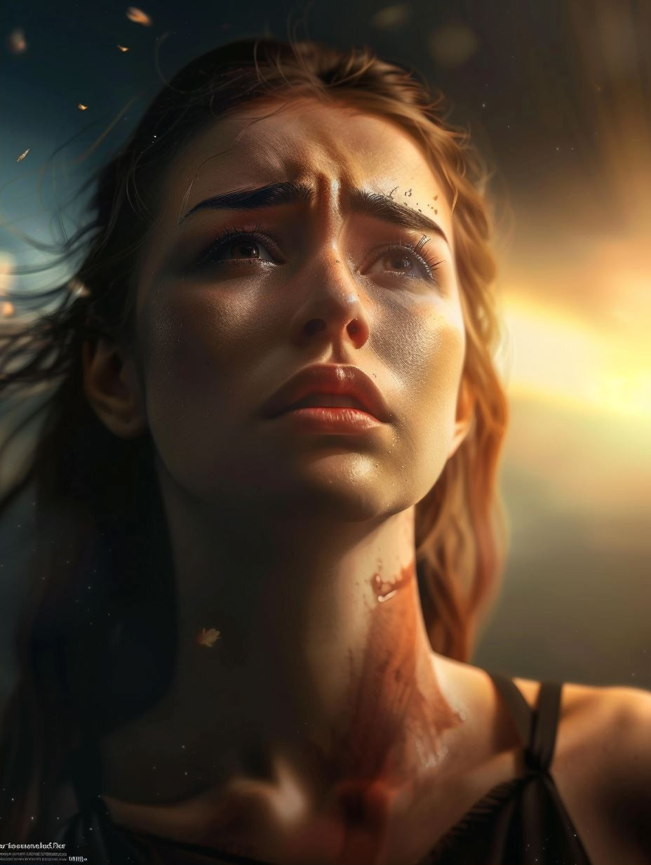 Emotional Portraits of a Mysterious Woman - Image 2