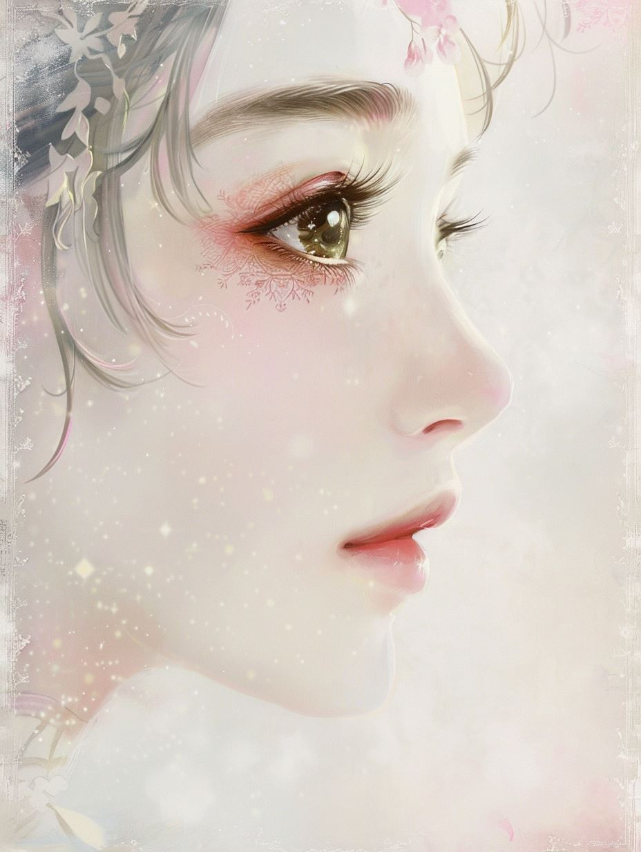 Ethereal Dreams of a Floral Maiden - Image 2