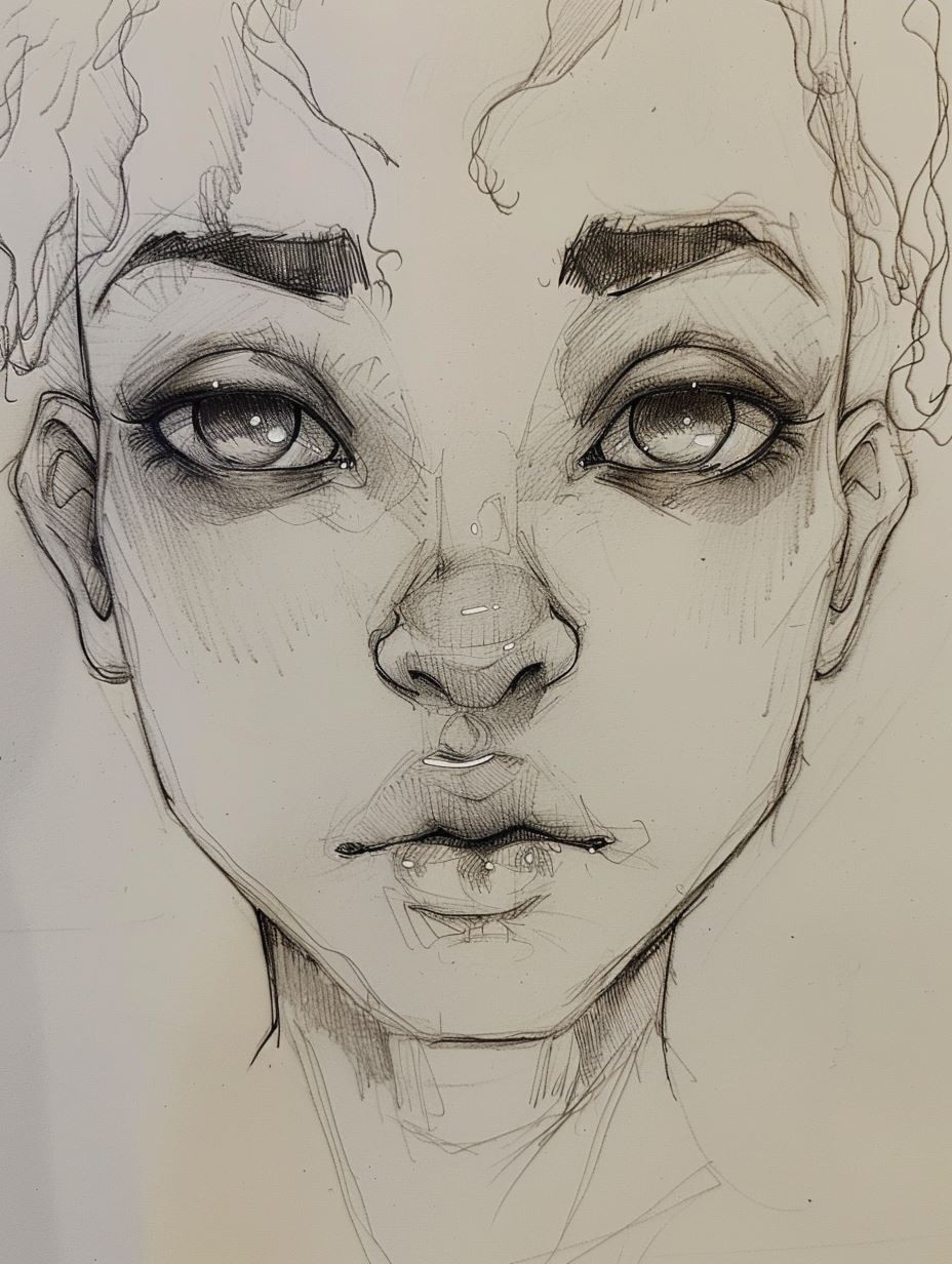 Ethereal Gazes: A Study of Feminine Portraits - Image 4