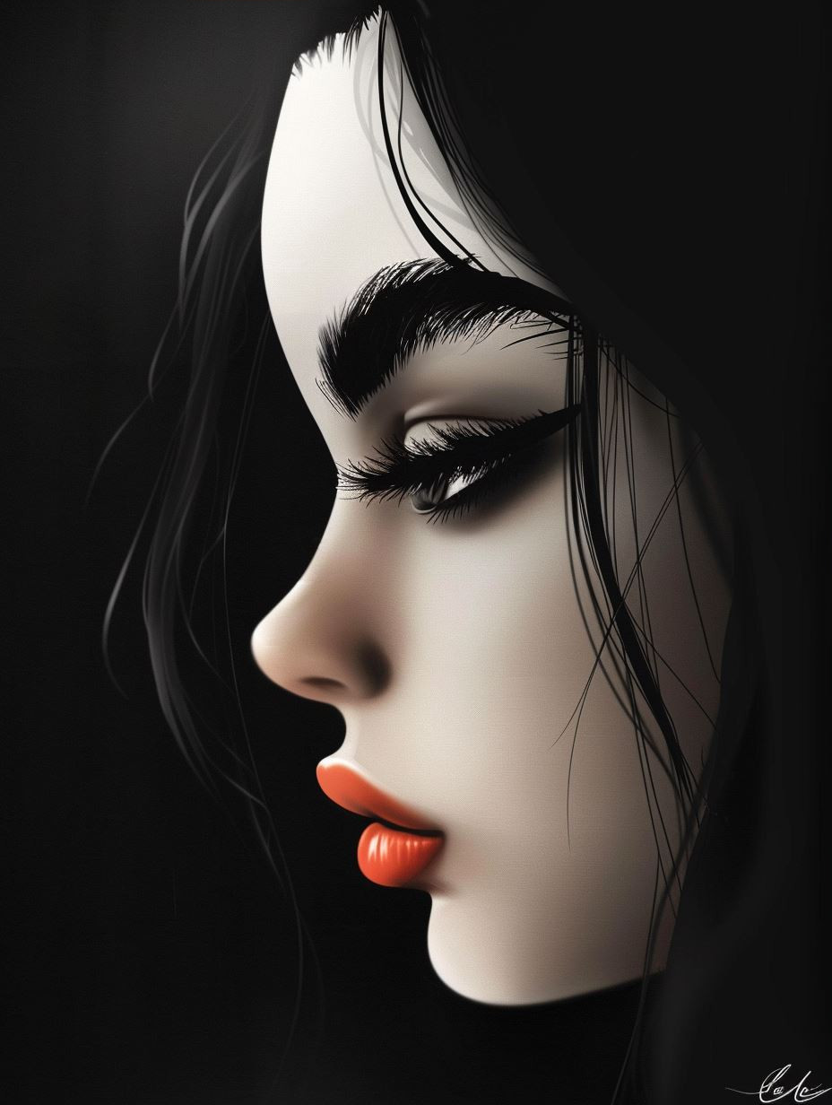 Ethereal Dark Noir Portraits - Image 3