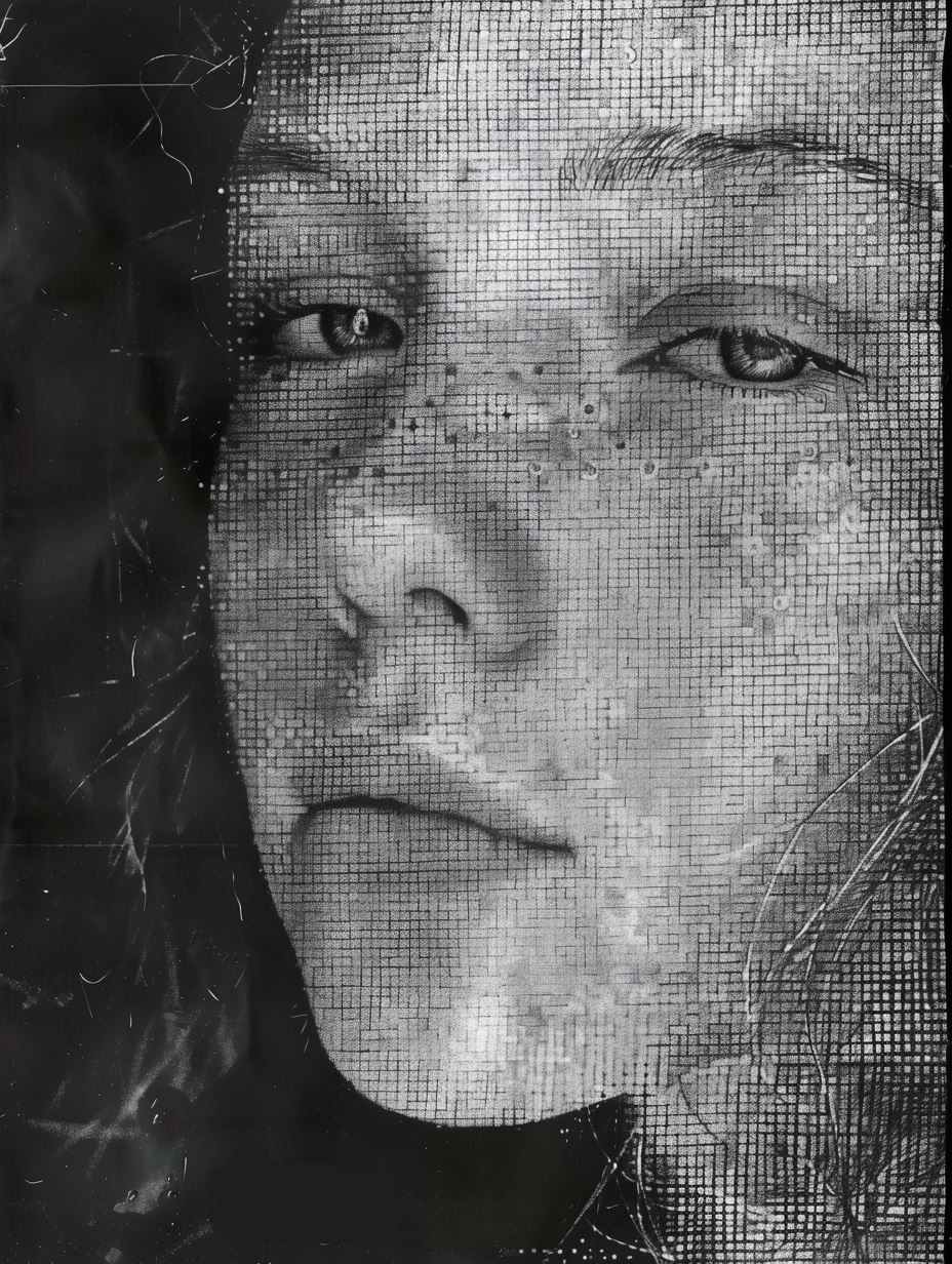 Raw Monochrome Portrait Study - Image 4