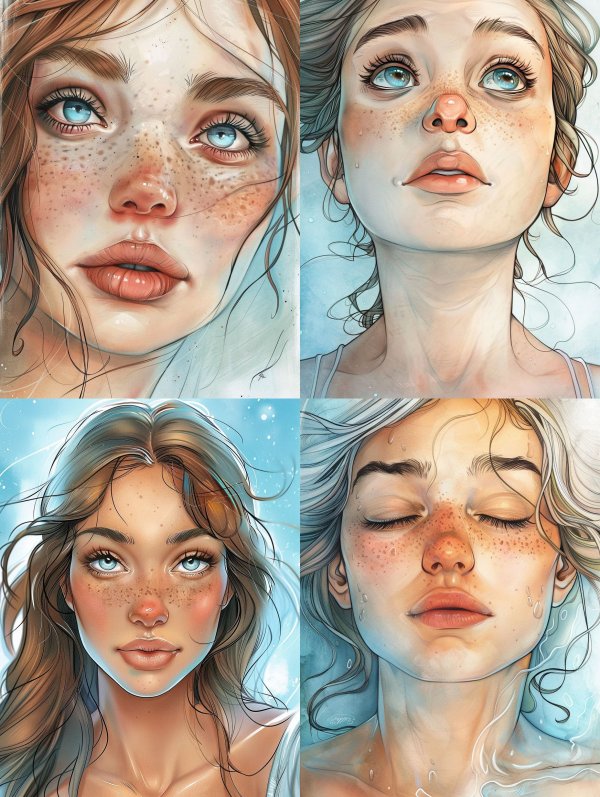 Ethereal Portraits of Freckled Beauty