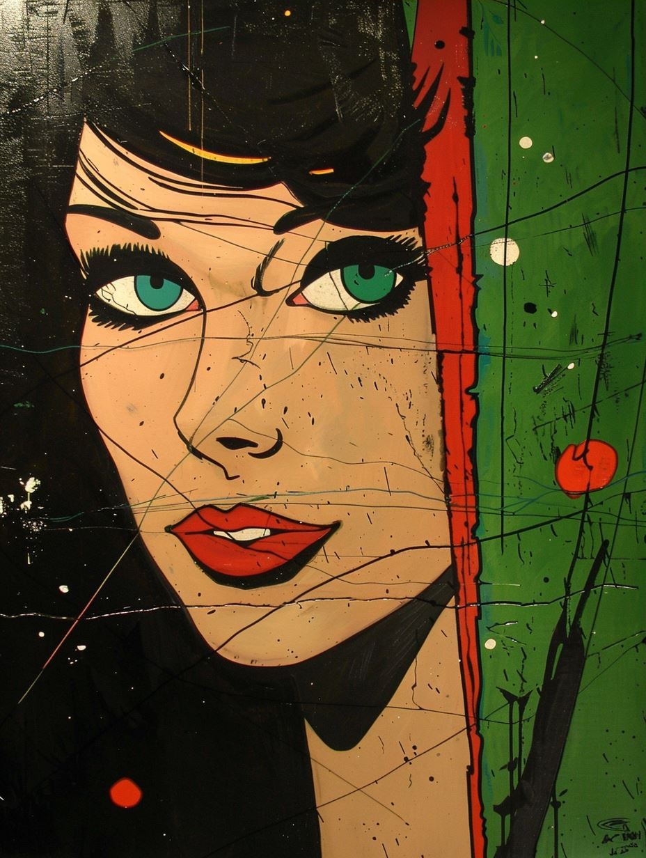 Pop Art Portraits of Modern Elegance - Image 3