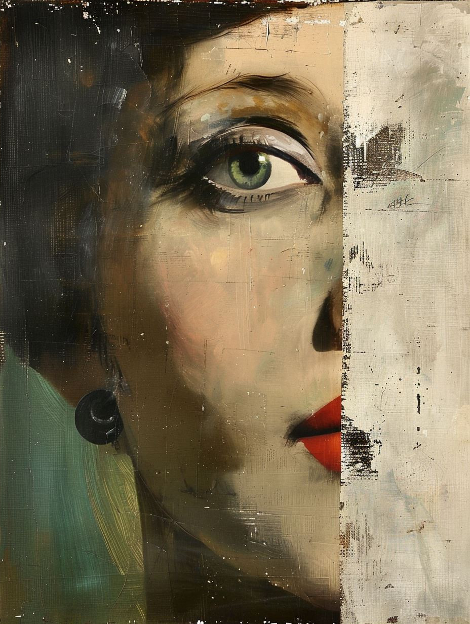 Distressed Ethereal Portrait Study - Image 4