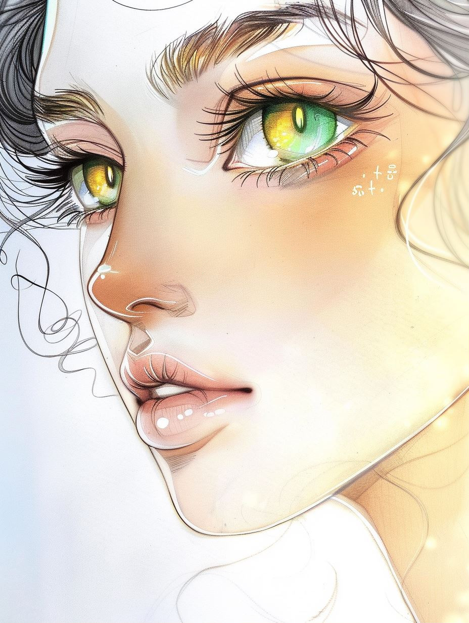 Ethereal Visions of Golden Light - Image 1
