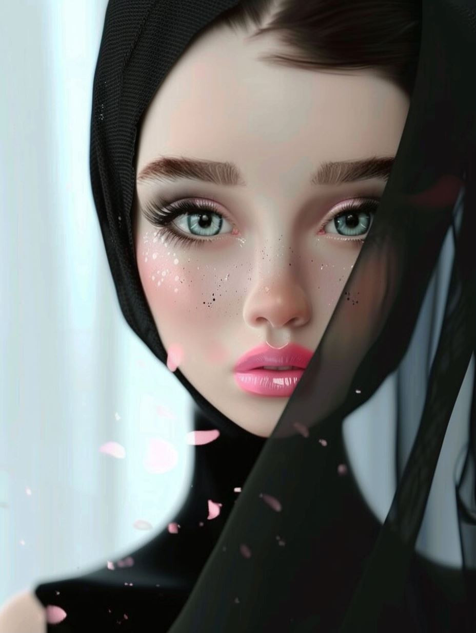 Ethereal Velvet Gaze - Image 1