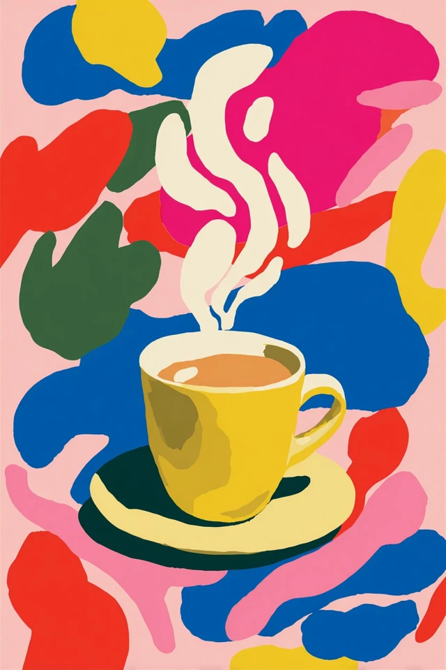 Vibrant Abstract Figure - Image 4