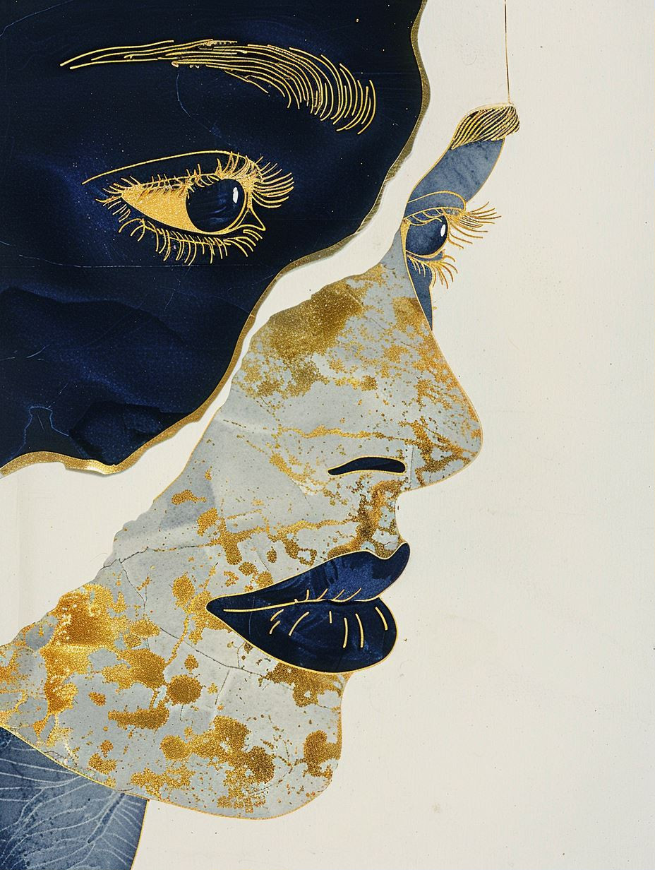 Gilded Shadows of Human Emotion - Image 1