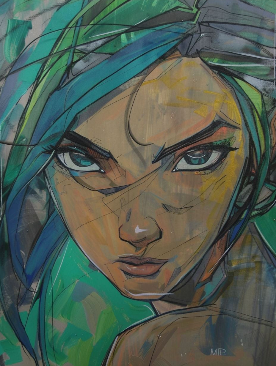 Geometric Visions of a Modern Muse - Image 3