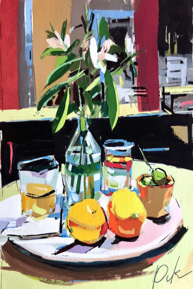 Vibrant Visions: A Four-Piece Art Collection - Image 3