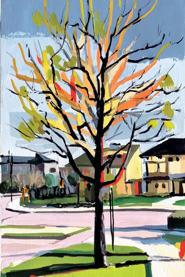 Vibrant Visions: A Four-Piece Art Collection - Image 5