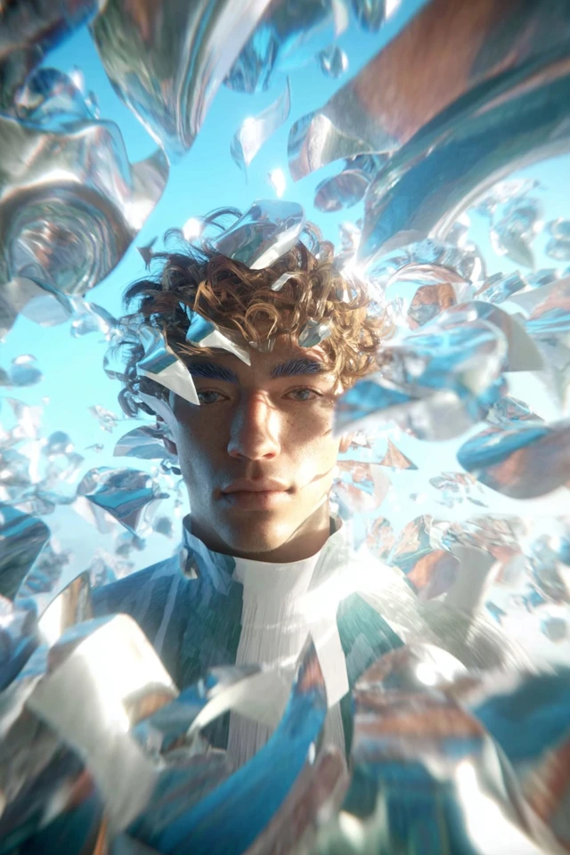 Shattered Mirror Reflection - Image 1