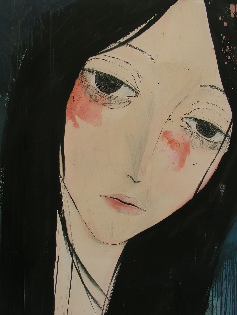 Melancholy Ink Gaze - Image 4