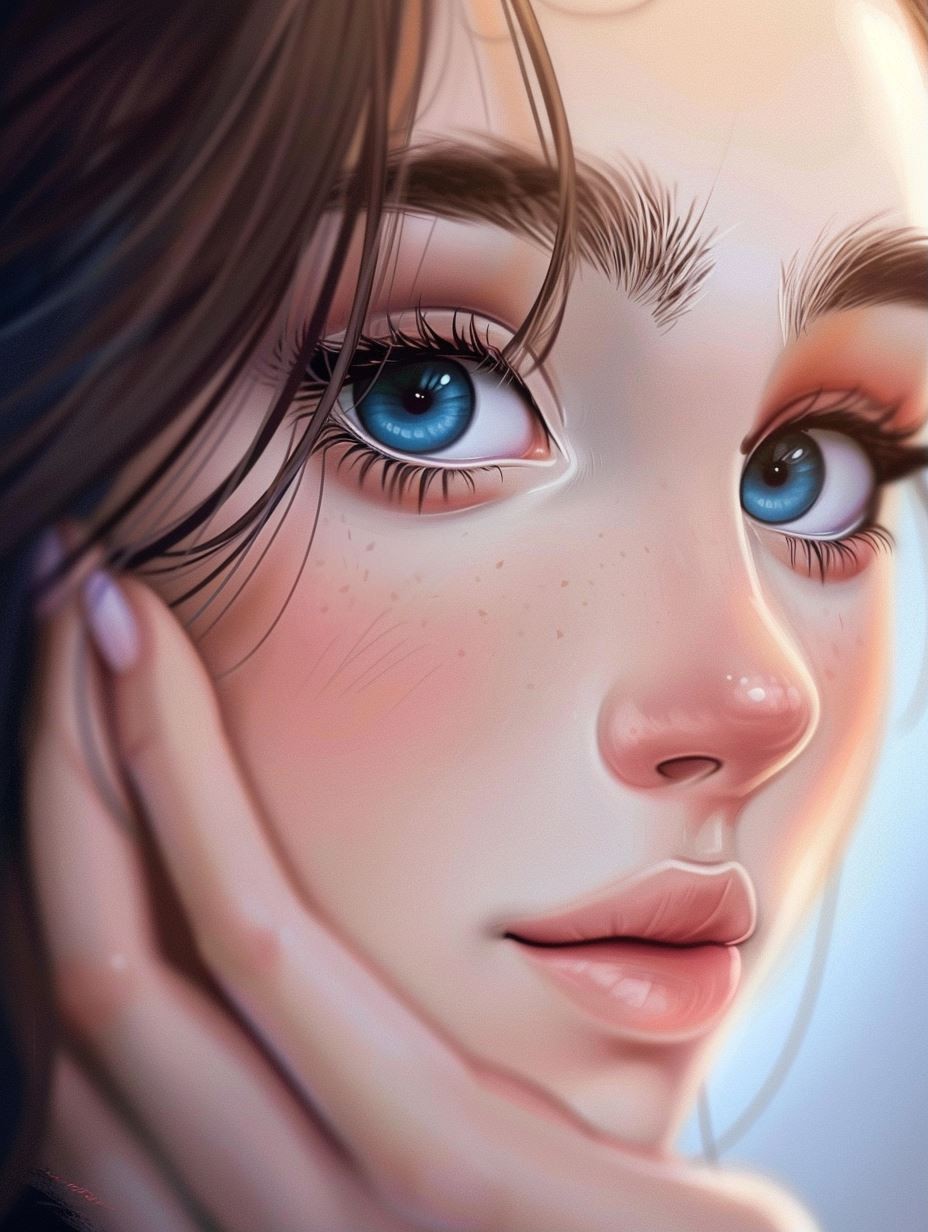 Ethereal Digital Portraits of Beautiful Women - Image 1