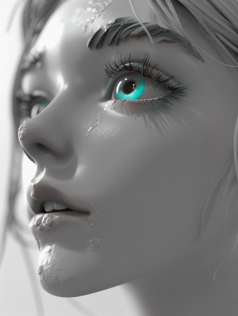 Ethereal Porcelain Spirit Portraits - Image 3