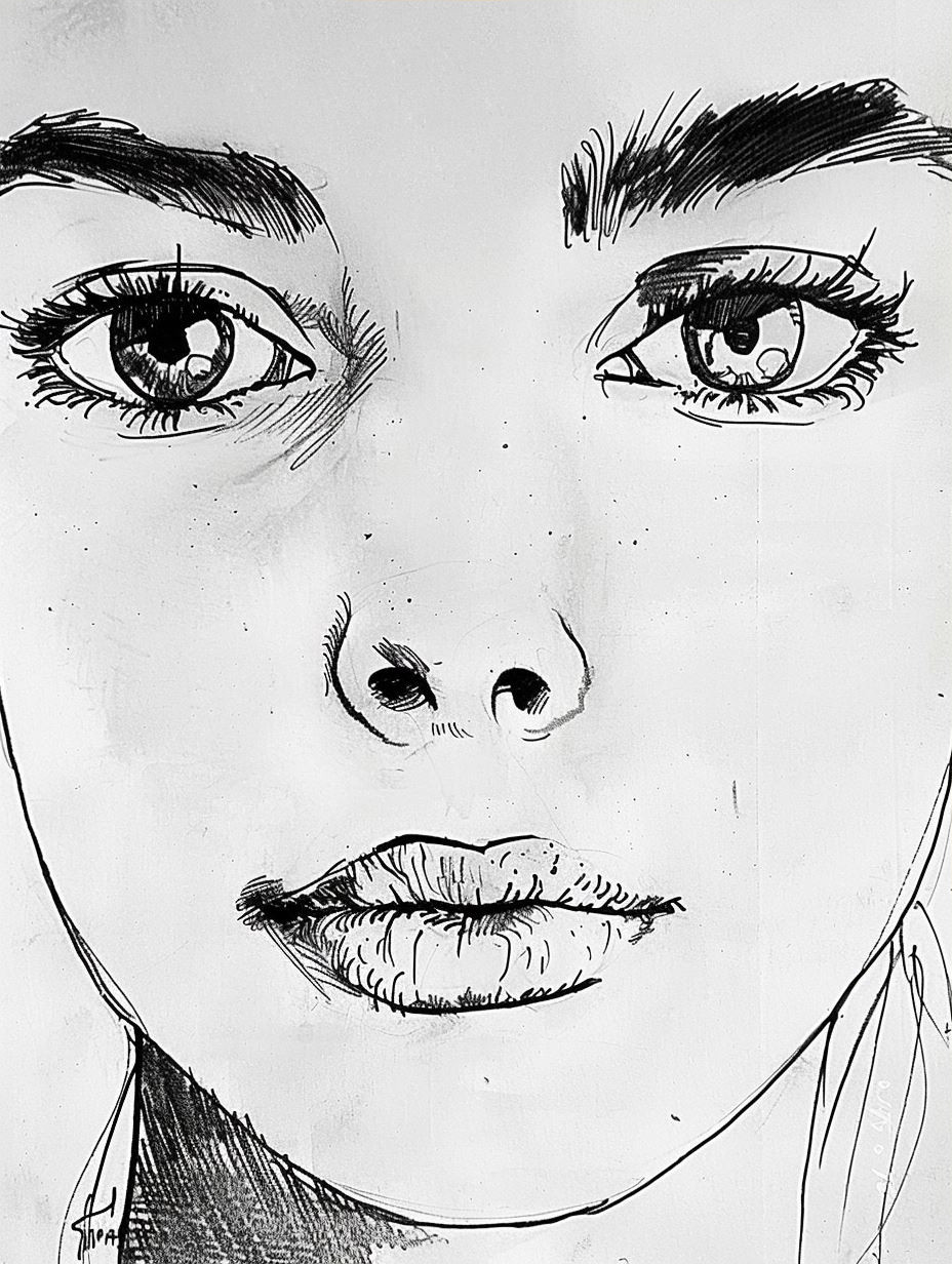 Expressive Mixed Media Portrait Studies - Image 3
