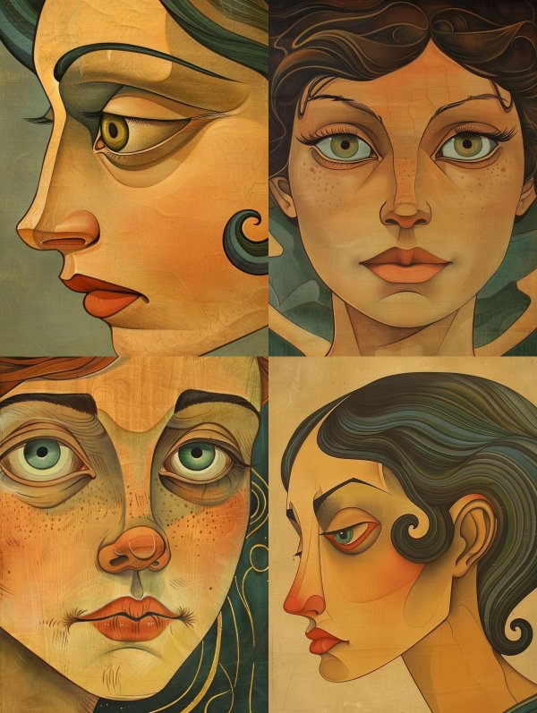 Faces of Art Deco Elegance