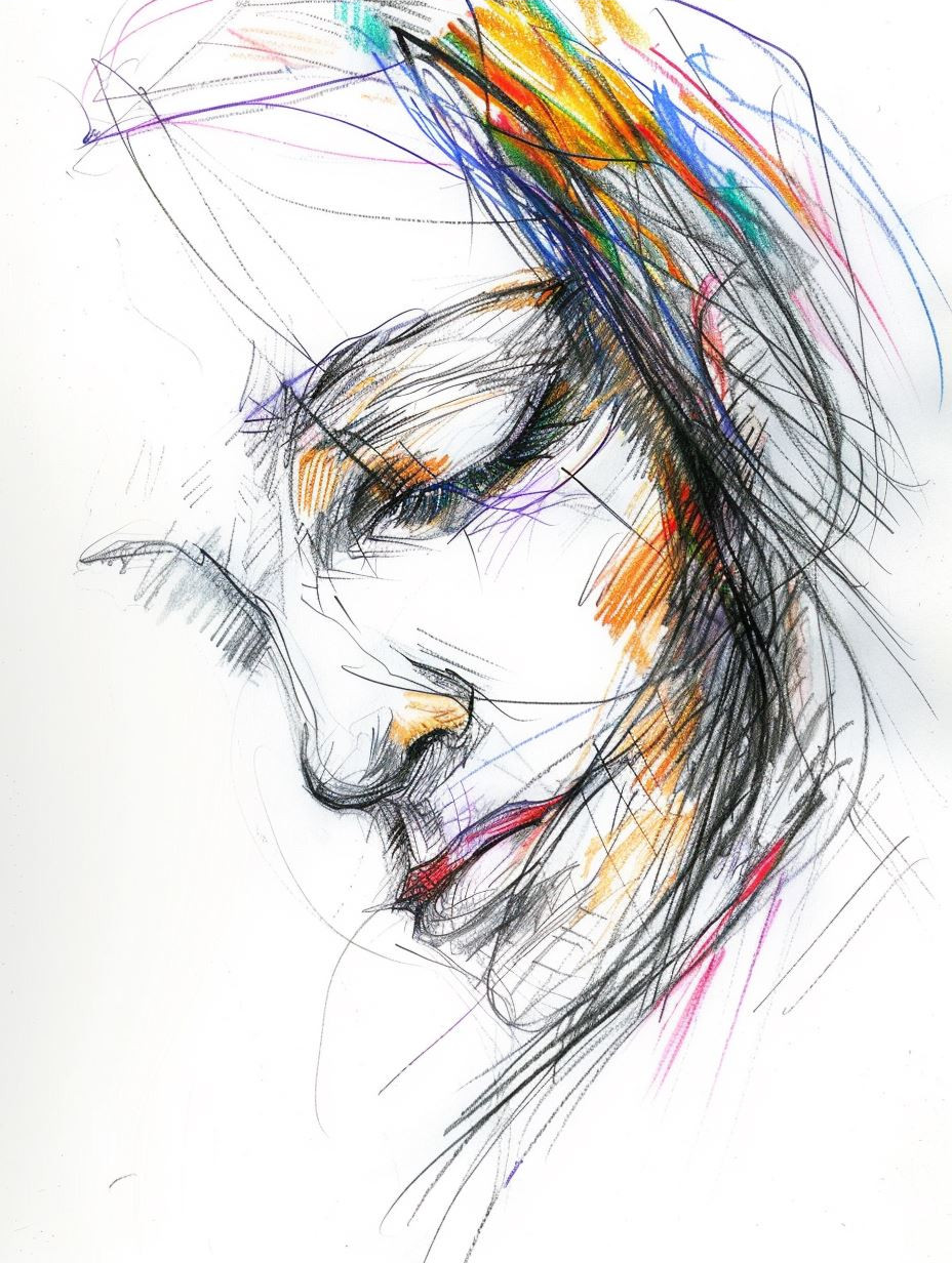 Abstract Linear Portrait - Image 3