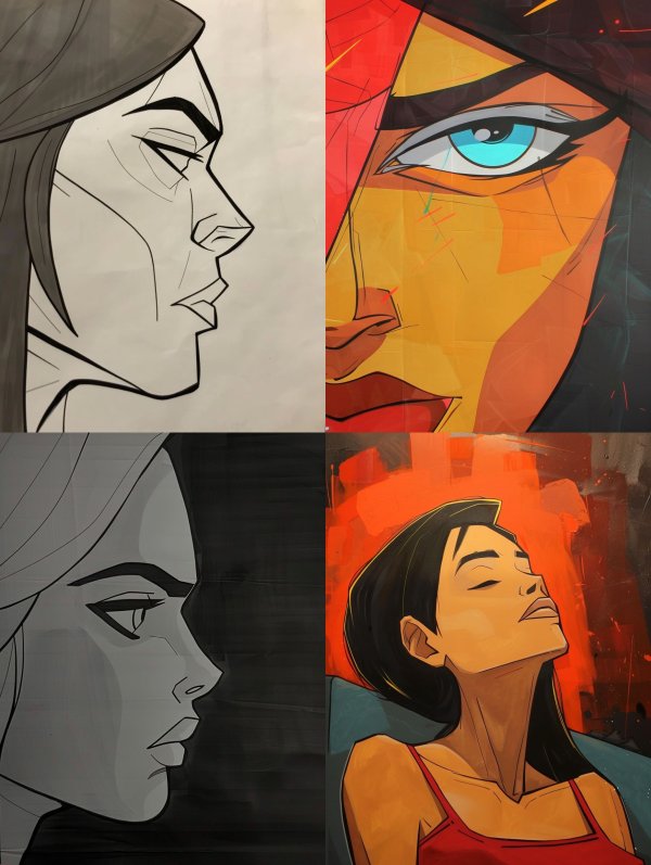 From Sketch to Vibrant Digital Art
