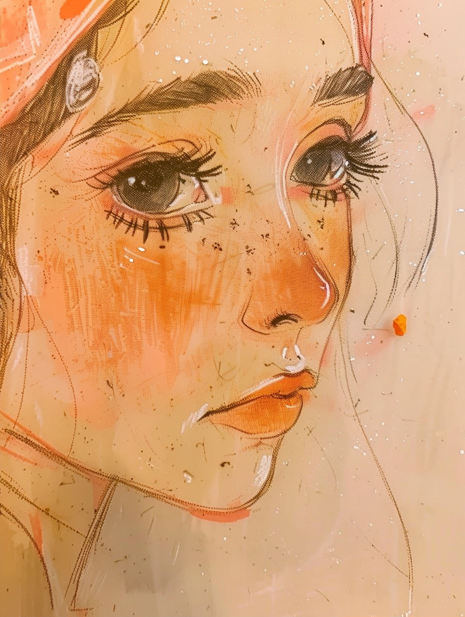 Ethereal Warm Watercolor Portraits - Image 2