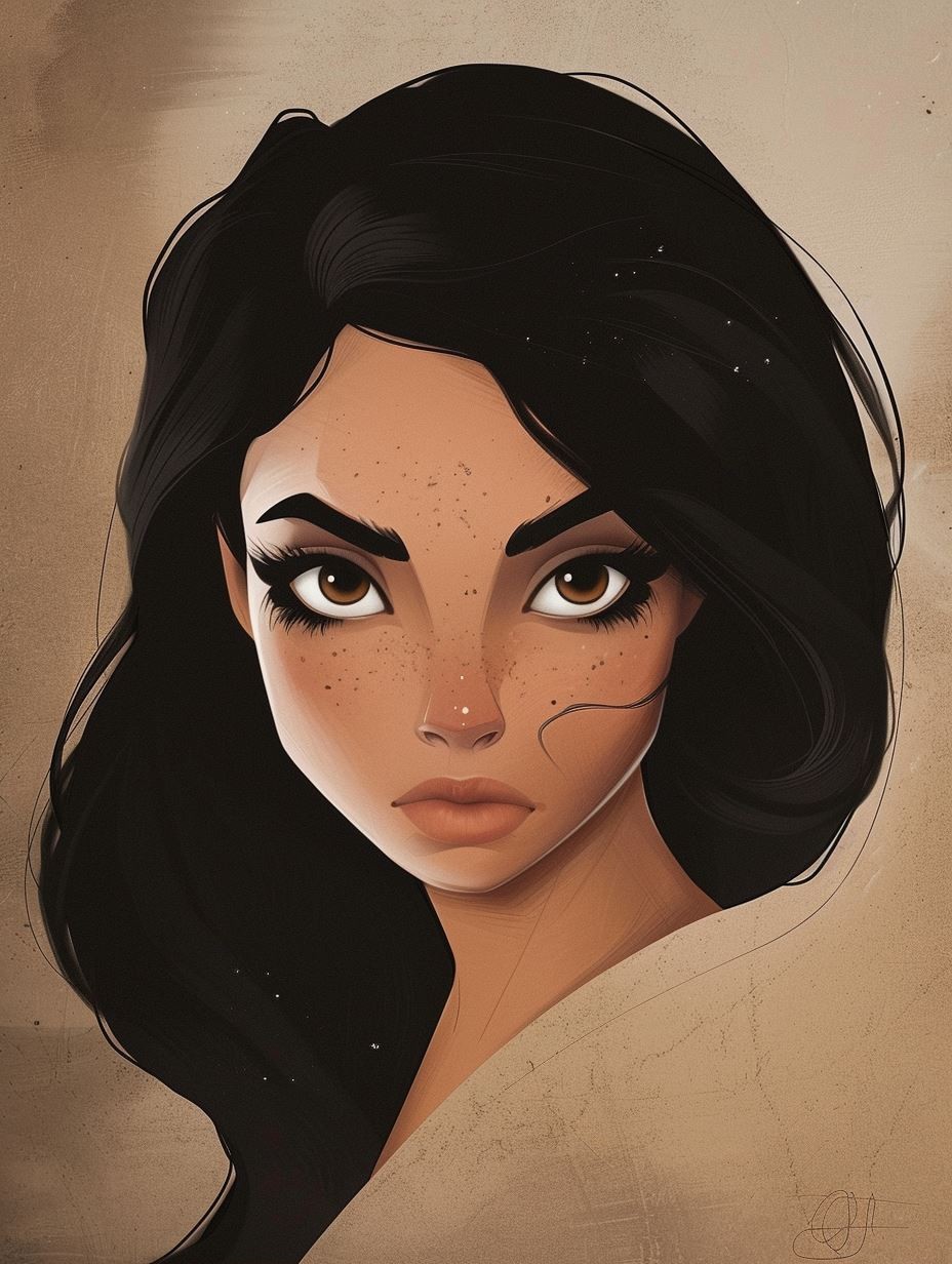 Velvet Gaze Portrait 2 - Image 1