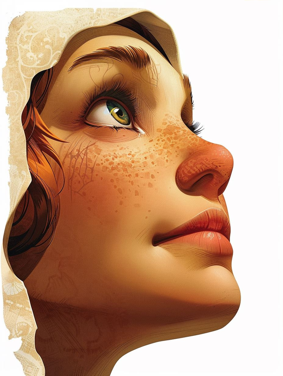 Soft Glow Digital Portrait Study - Image 3