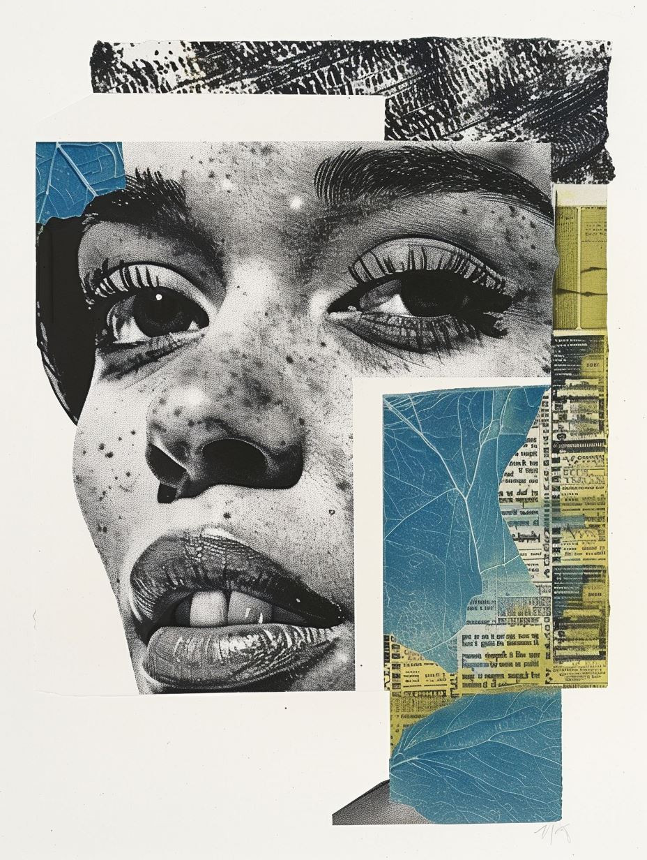 Fragmented Portraits in Mixed Media - Image 4
