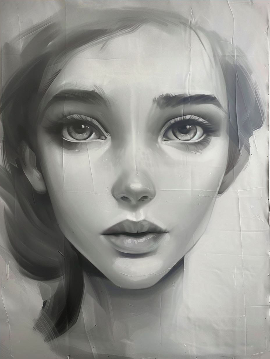 Digital Portrait Art Study - Image 4