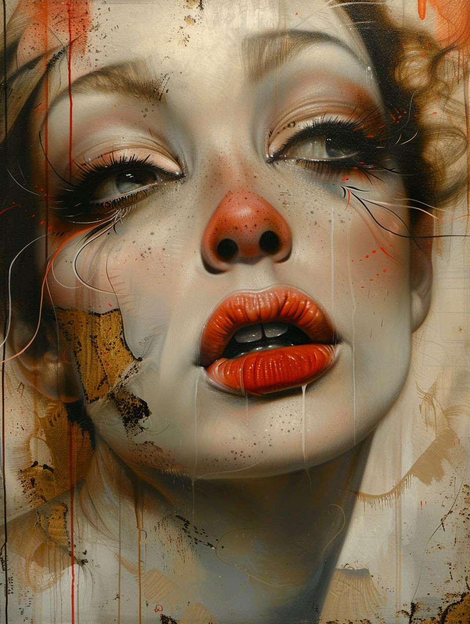 Fragmented Soul Surrealist Portrait - Image 3