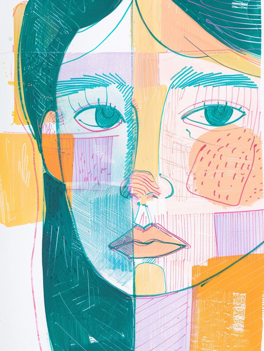 Faces of Expression: Artistic Portrait Studies - Image 2