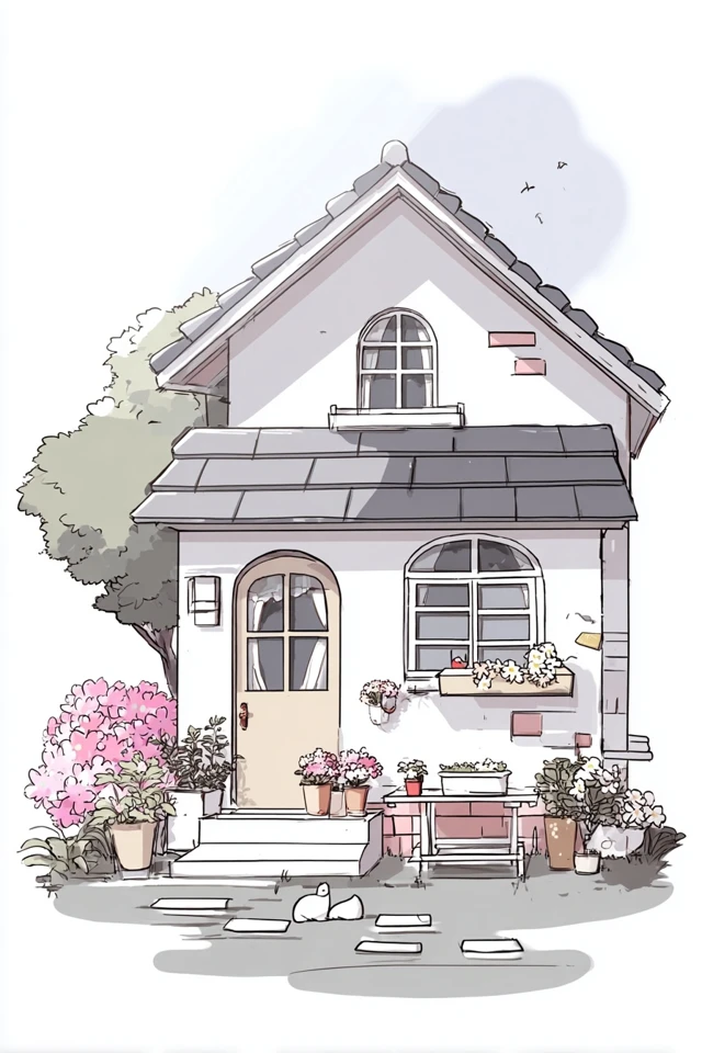 Serene Sketches of Life and Nature - Image 6