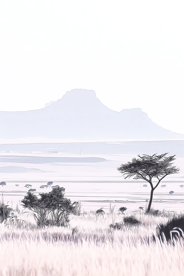 Serene Sketches of Life and Nature - Image 2