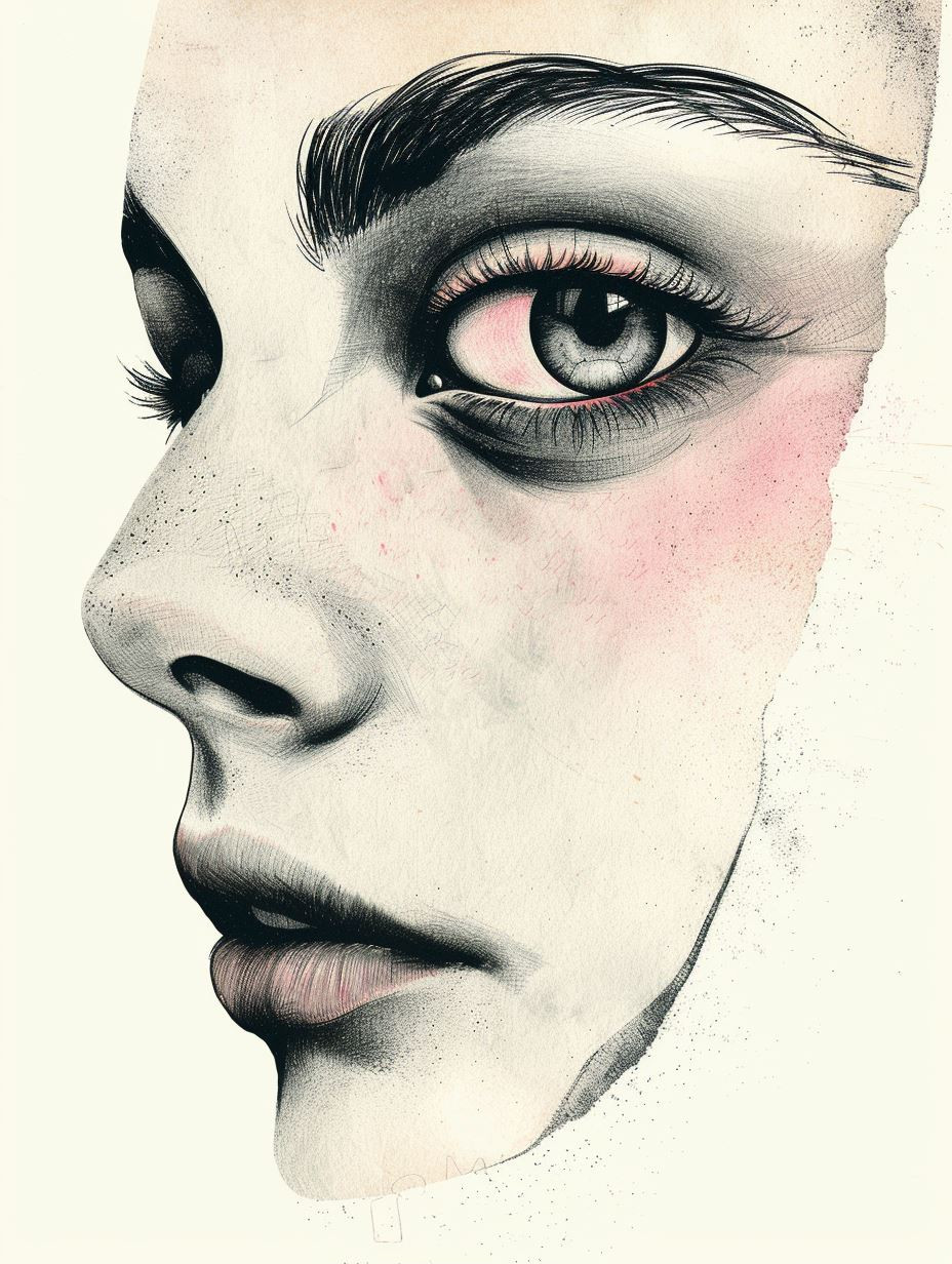 Ethereal Gazes: A Portrait Study - Image 1