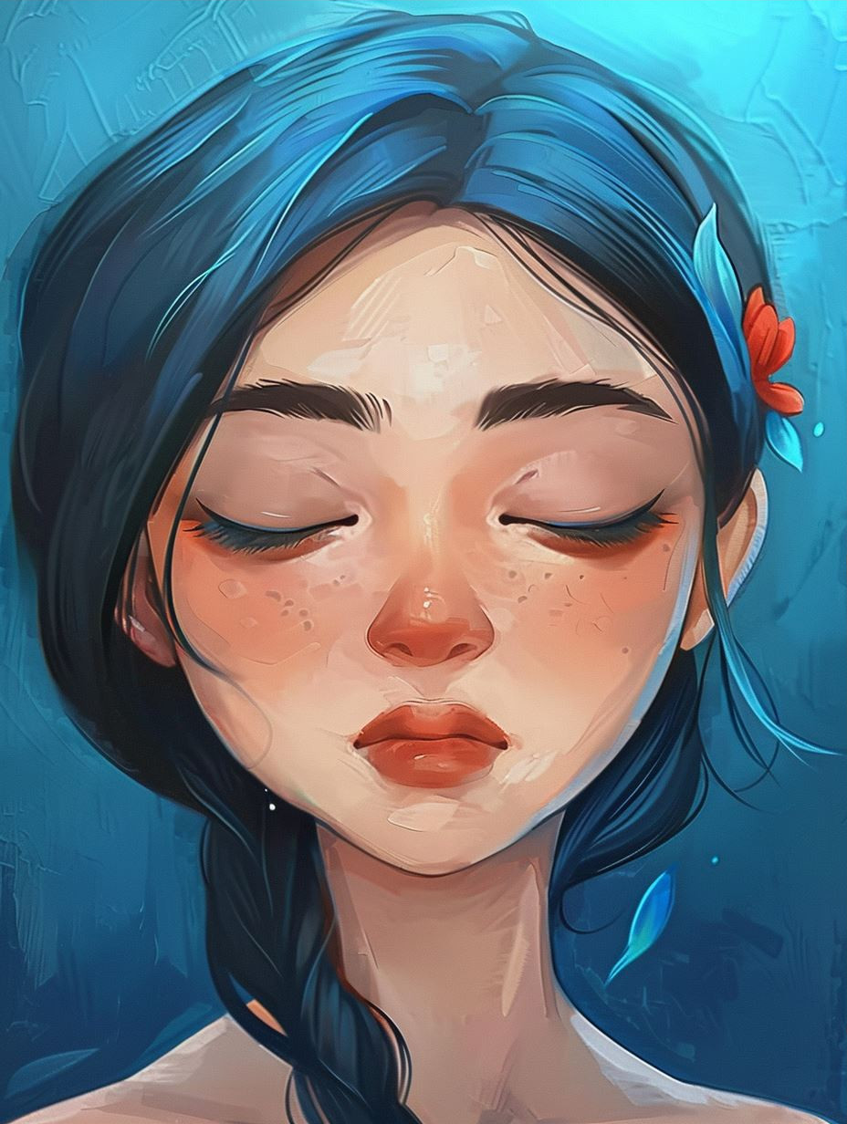 Ethereal Blue Ocean Spirits - Image 3