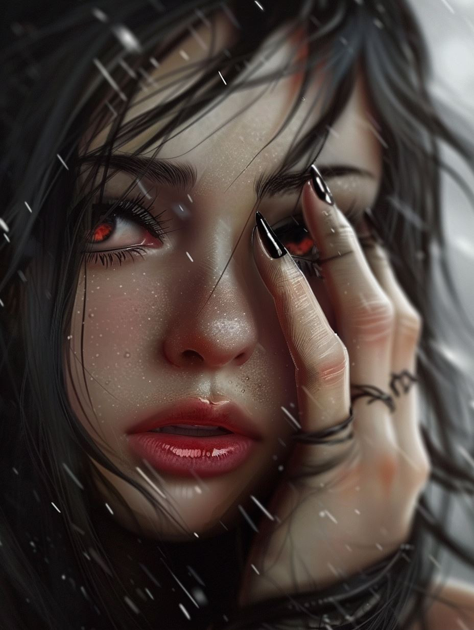 Melancholy Gaze of Digital Sorrow - Image 2