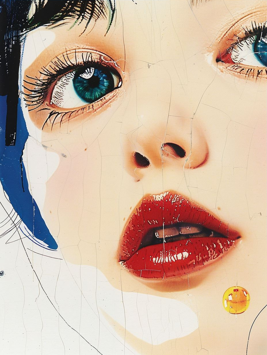 Azure Pop Portrait - Image 3