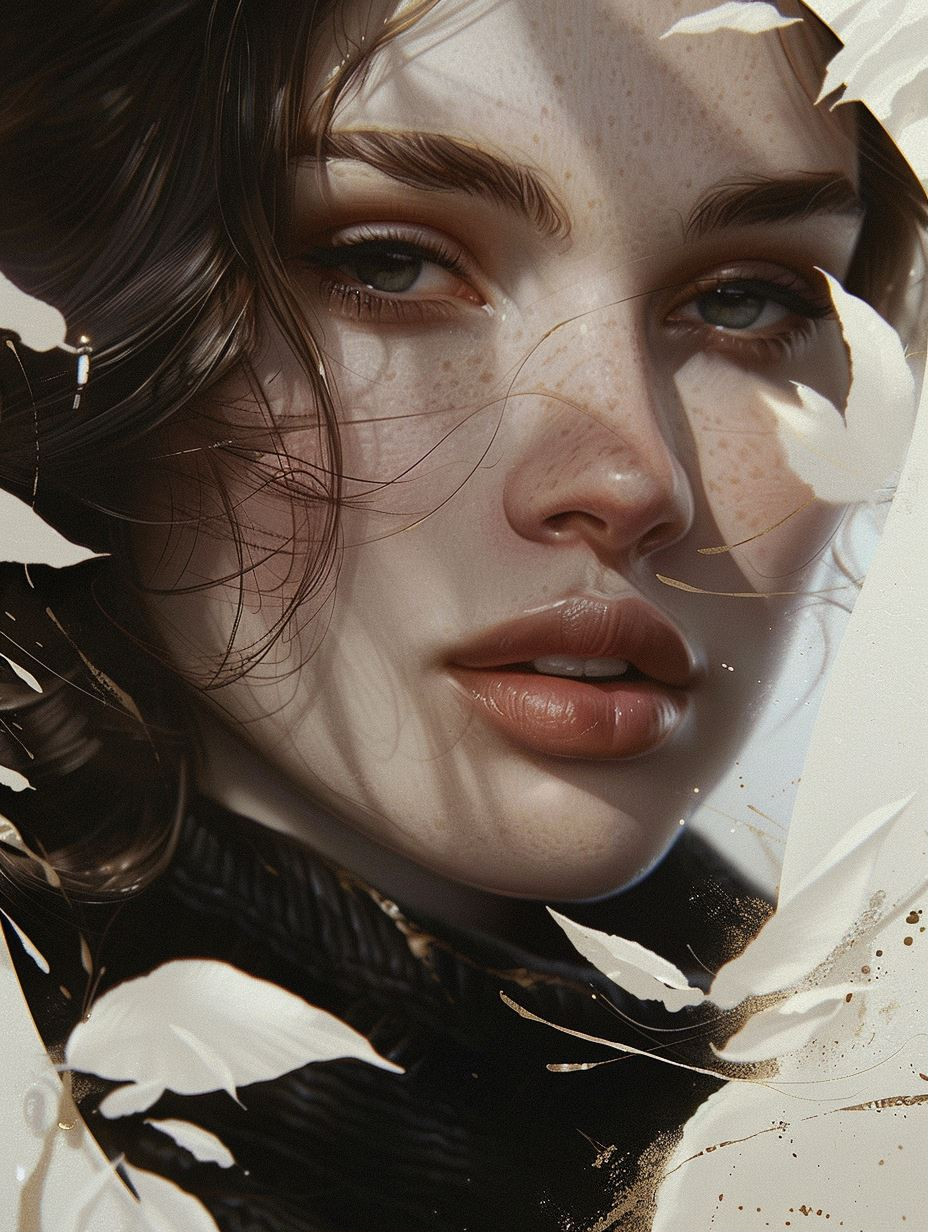 Ethereal Whispers of Autumn Beauty - Image 1