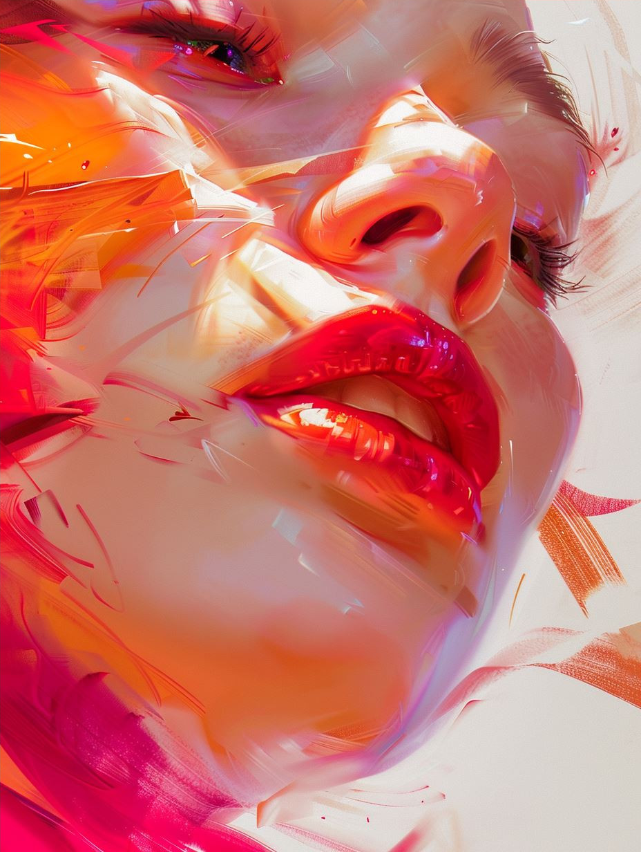 Vibrant Fragments of a Digital Muse - Image 4